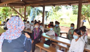 Grade 6 Community Meeting at Koh Ker